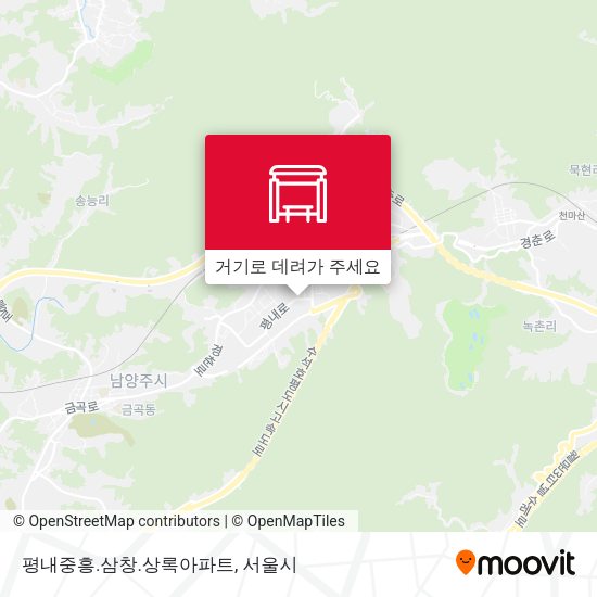 평내중흥.삼창.상록아파트 지도