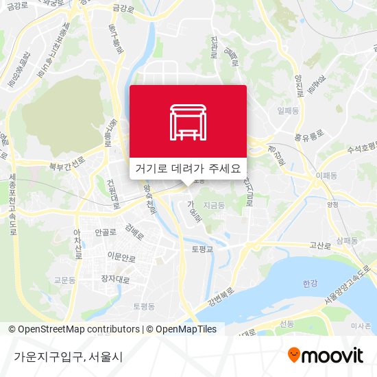 가운지구입구 지도