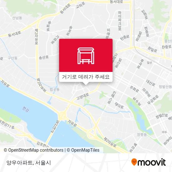 양우아파트 지도