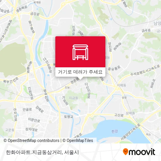 한화아파트.지금동삼거리 지도