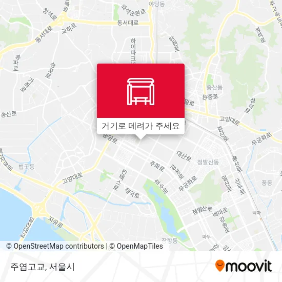 주엽고교 지도