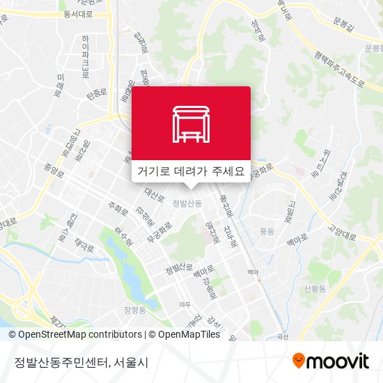 정발산동주민센터 지도