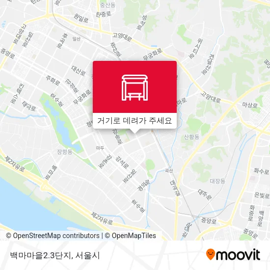 백마마을2.3단지 지도