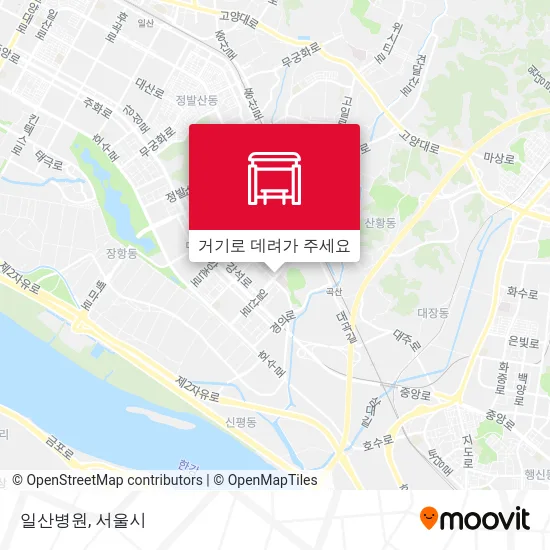 일산병원 지도