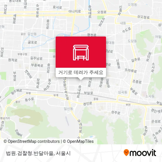 법원.검찰청.반달마을 지도
