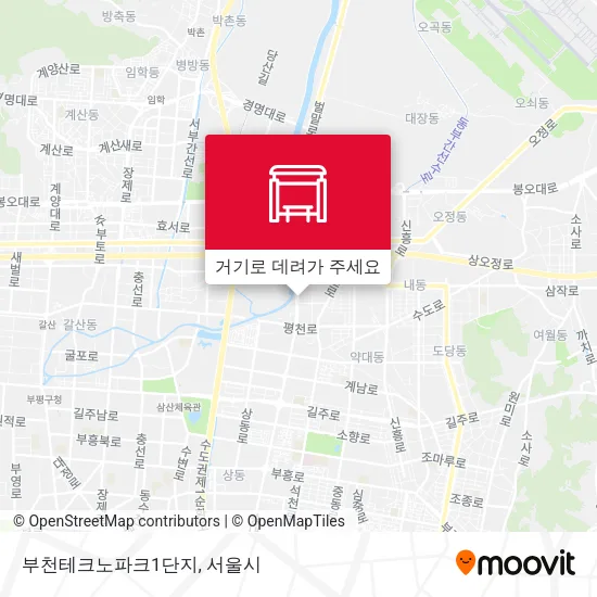 부천테크노파크1단지 지도