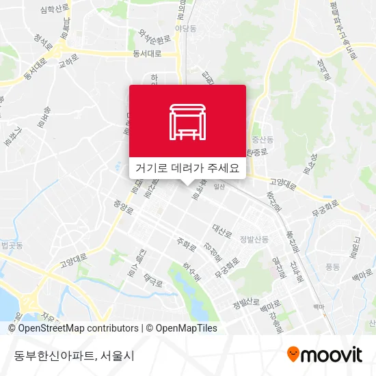 동부한신아파트 지도