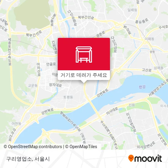 구리영업소 지도