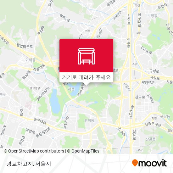 광교차고지 지도
