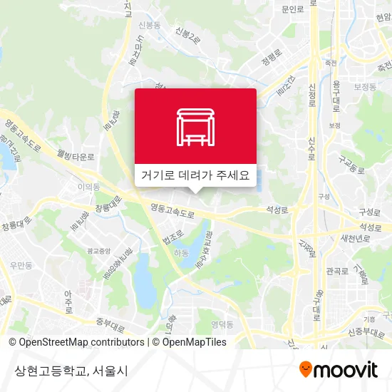 상현고등학교 지도