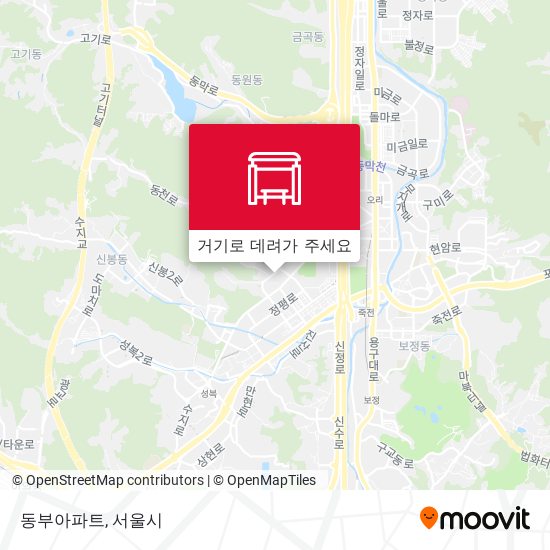 동부아파트 지도