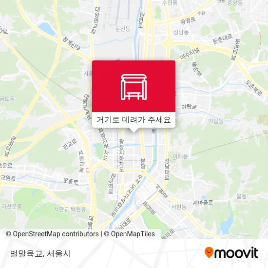 벌말육교 지도