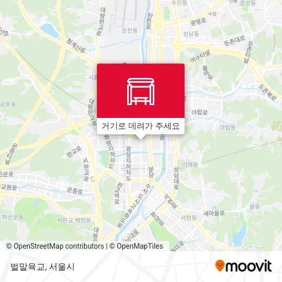 벌말육교 지도