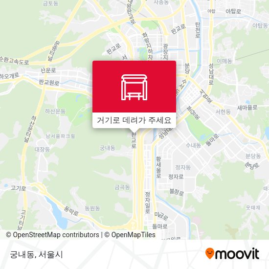 궁내동 지도