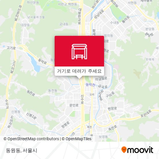동원동 지도