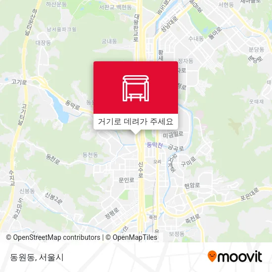 동원동 지도