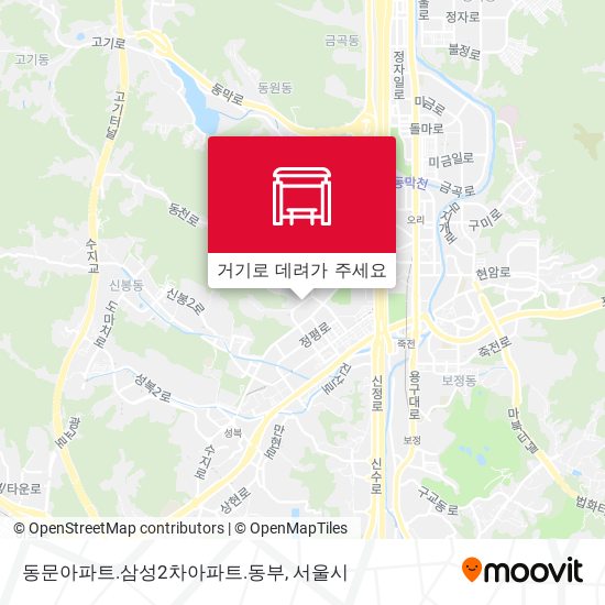 동문아파트.삼성2차아파트.동부 지도