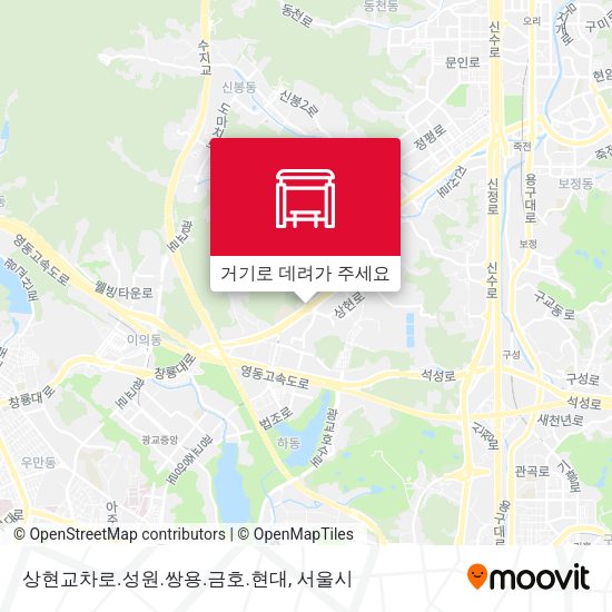 상현교차로.성원.쌍용.금호.현대 지도
