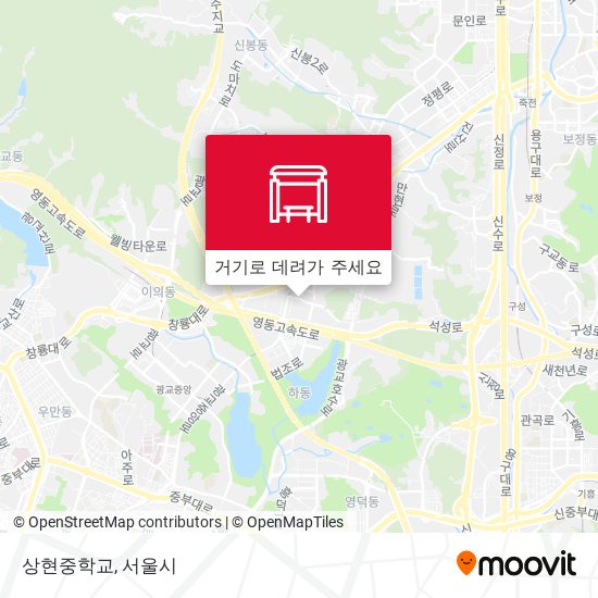 상현중학교 지도