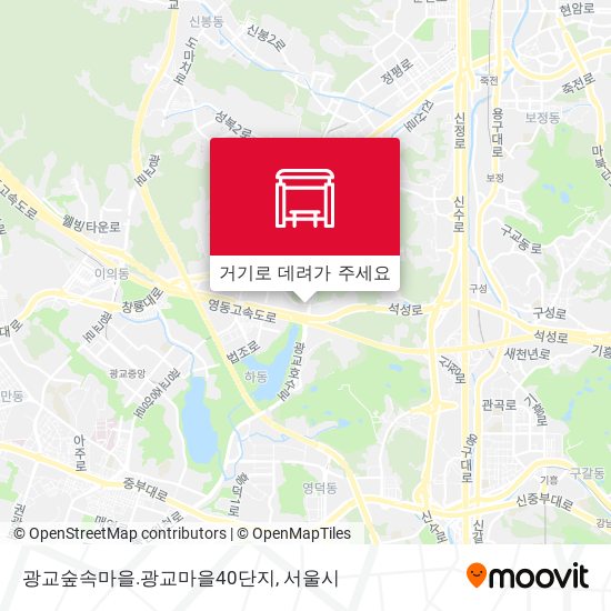 광교숲속마을.광교마을40단지 지도