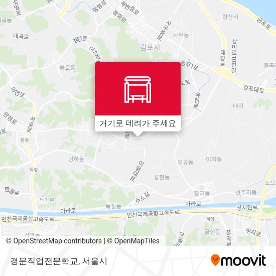 경문직업전문학교 지도