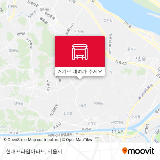 현대프라임아파트 지도