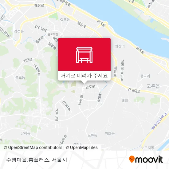수행마을.홈플러스 지도