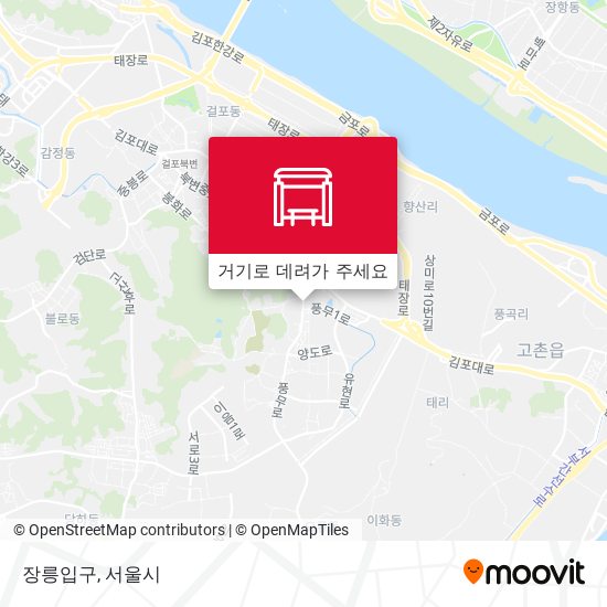 장릉입구 지도