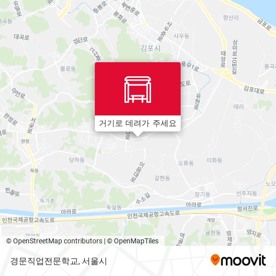경문직업전문학교 지도