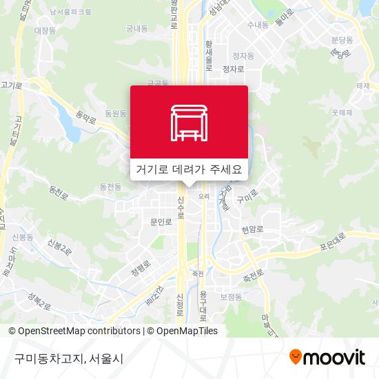 구미동차고지 지도