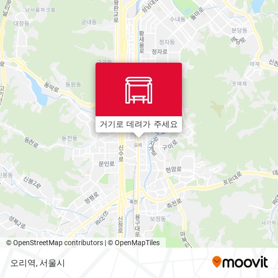 오리역 지도