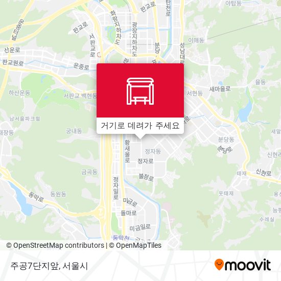 주공7단지앞 지도