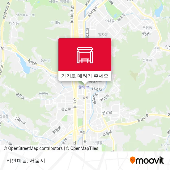 하얀마을 지도
