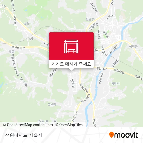 성원아파트 지도