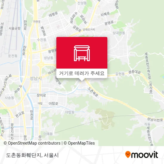 도촌동화훼단지 지도