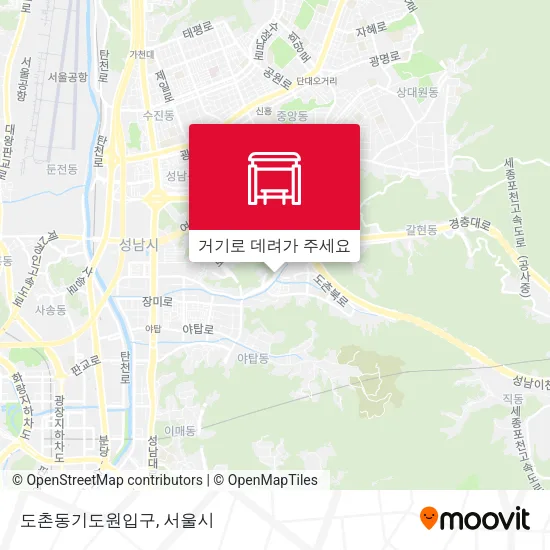 도촌동기도원입구 지도