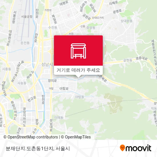 분재단지.도촌동1단지 지도
