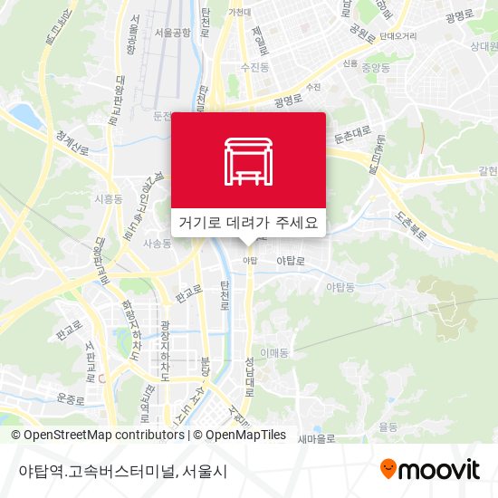 야탑역.고속버스터미널 지도