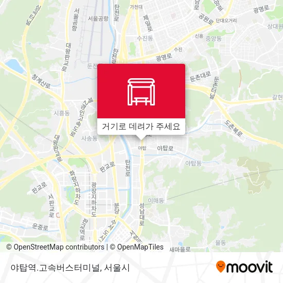 야탑역.고속버스터미널 지도