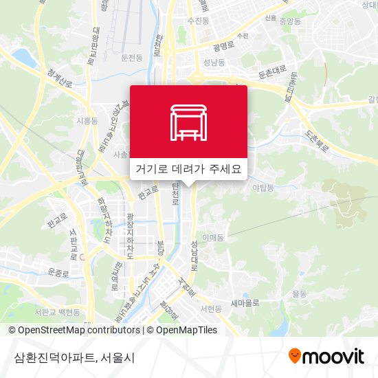 삼환진덕아파트 지도