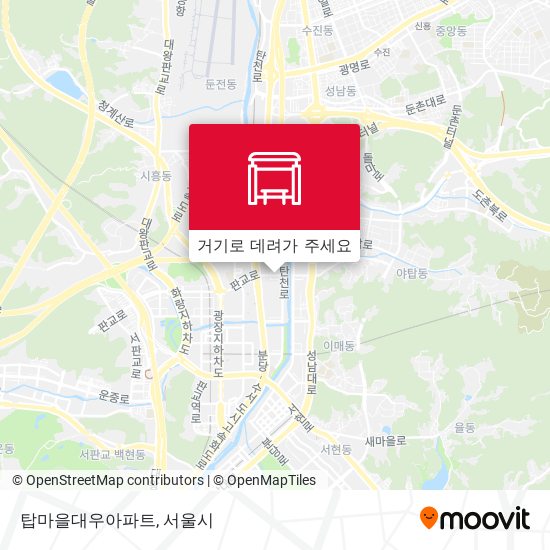 탑마을대우아파트 지도