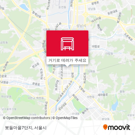 봇들마을7단지 지도