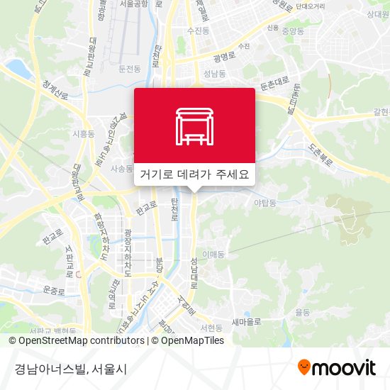경남아너스빌 지도