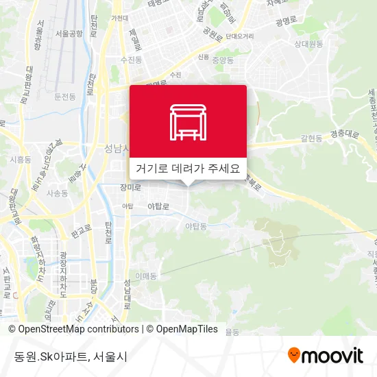 동원.Sk아파트 지도