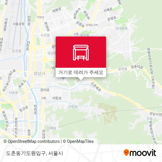 도촌동기도원입구 지도