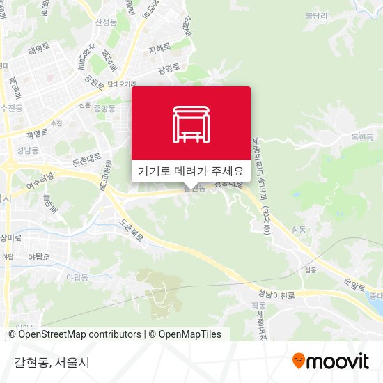 갈현동 지도