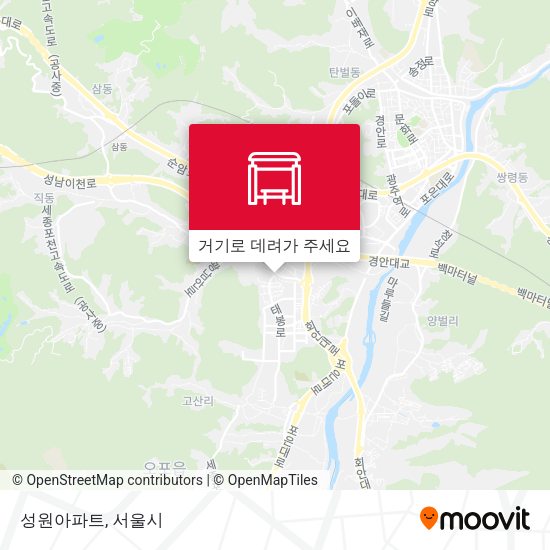 성원아파트 지도
