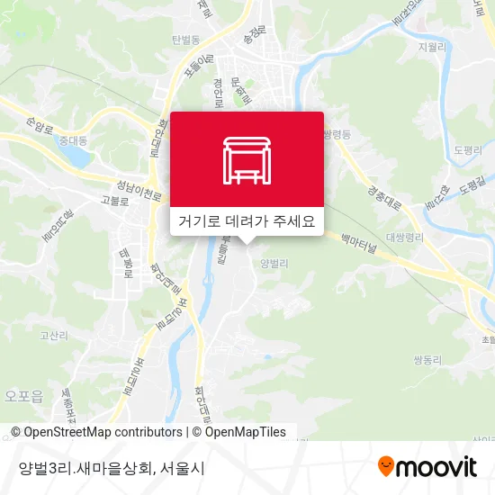 양벌3리.새마을상회 지도