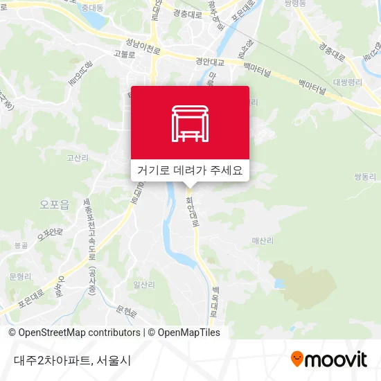 대주2차아파트 지도