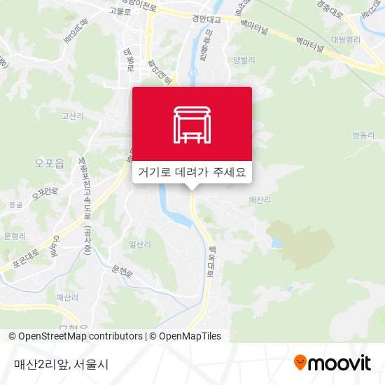 매산2리앞 지도